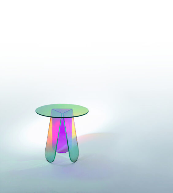 Coffee table Glas Italia Shimmer ø 65 cm (SHI02) design Patricia Urquiola